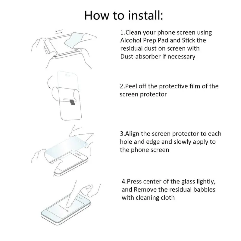 LG K40 Screen Protector - 2 Pack, Clear Tempered Glass