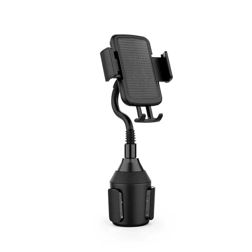 Limitless PhoneStation - Cup Holder Phone Mount with Adjustable Base, Flexible Neck, & Air Vent Clip