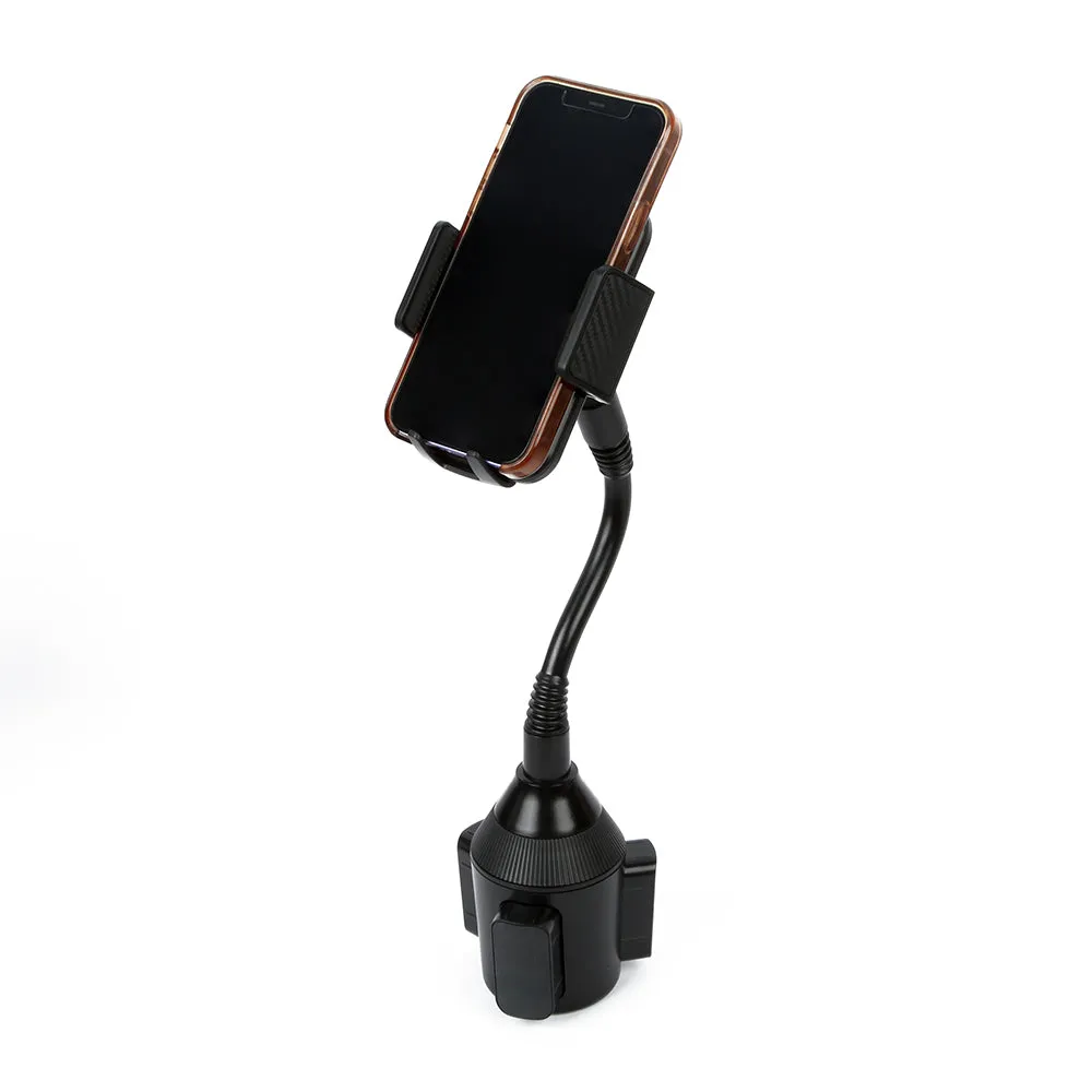 Limitless PhoneStation - Cup Holder Phone Mount with Adjustable Base, Flexible Neck, & Air Vent Clip