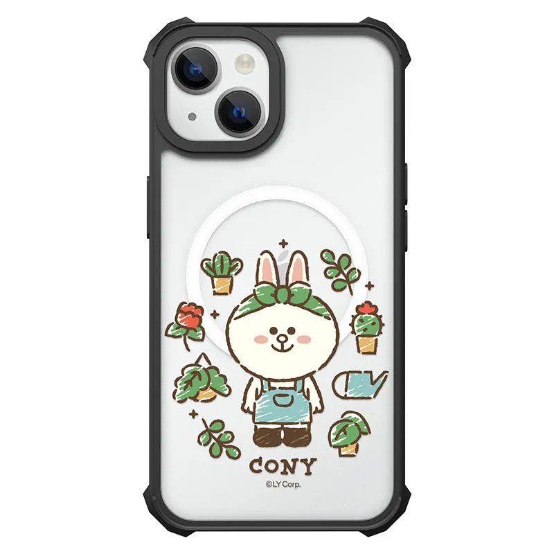 Line Friends MagSafe Shockproof Anti-Scratch Air Hard Case Cover