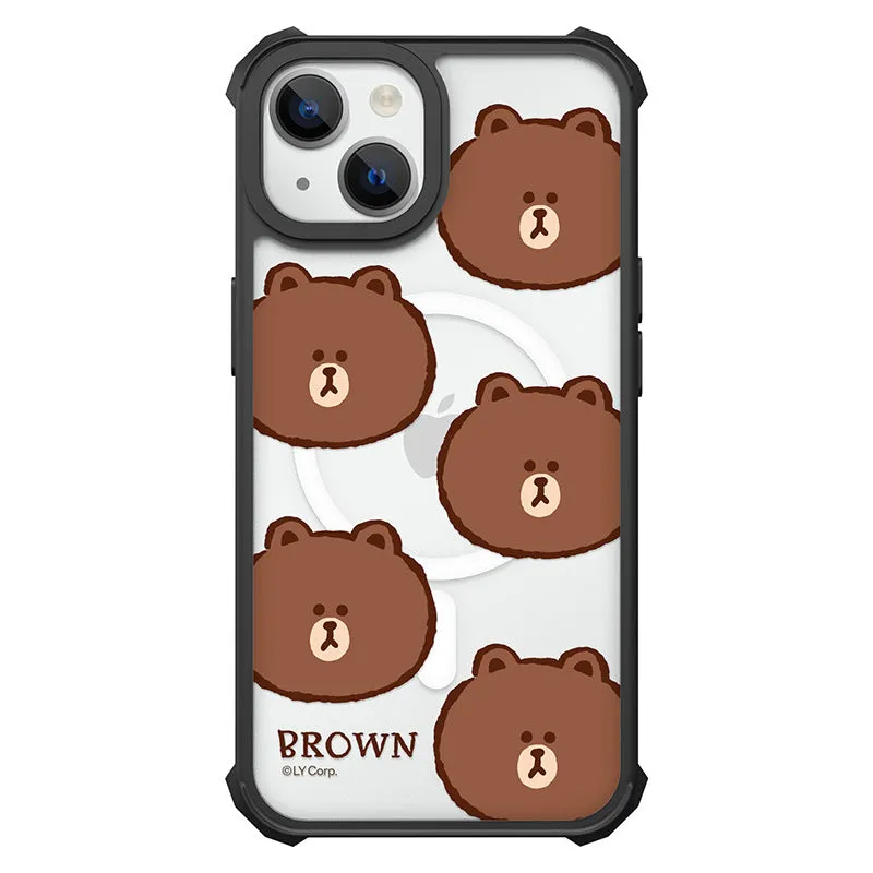 Line Friends MagSafe Shockproof Anti-Scratch Air Hard Case Cover