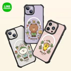 Line Friends MagSafe Shockproof Anti-Scratch Air Hard Case Cover