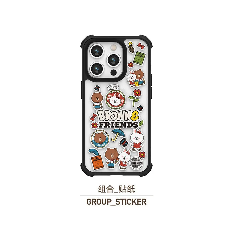 Line Friends Shockproof Anti-Scratch Air Hard Case Cover