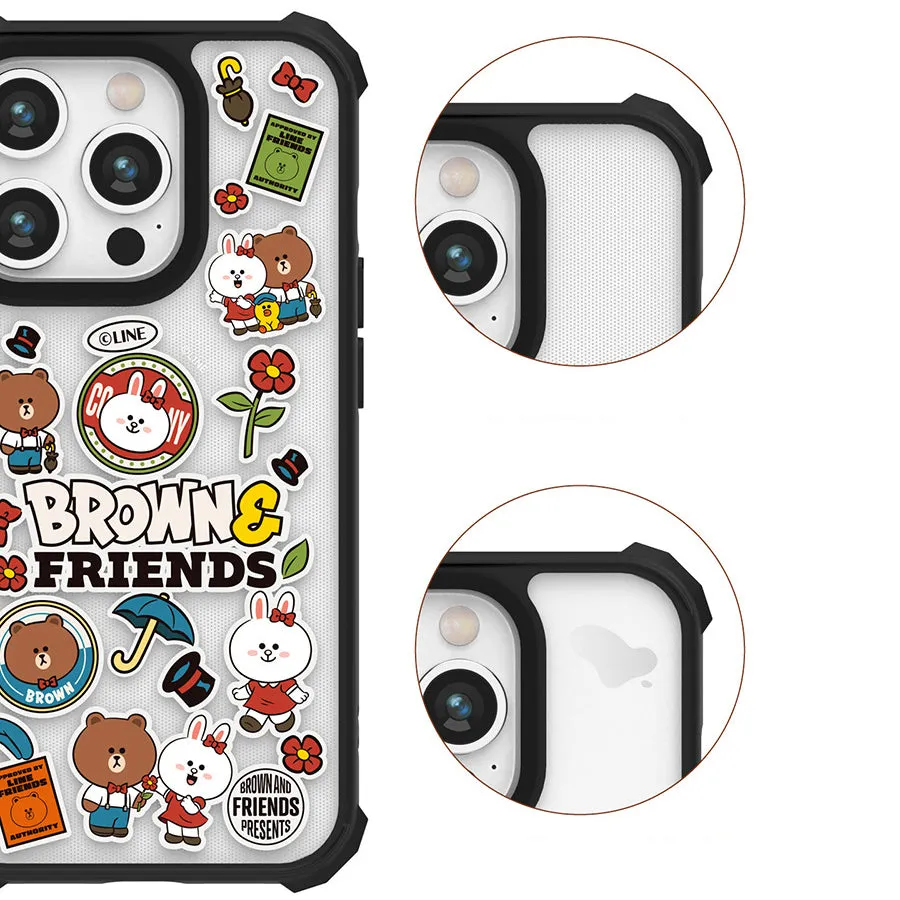 Line Friends Shockproof Anti-Scratch Air Hard Case Cover