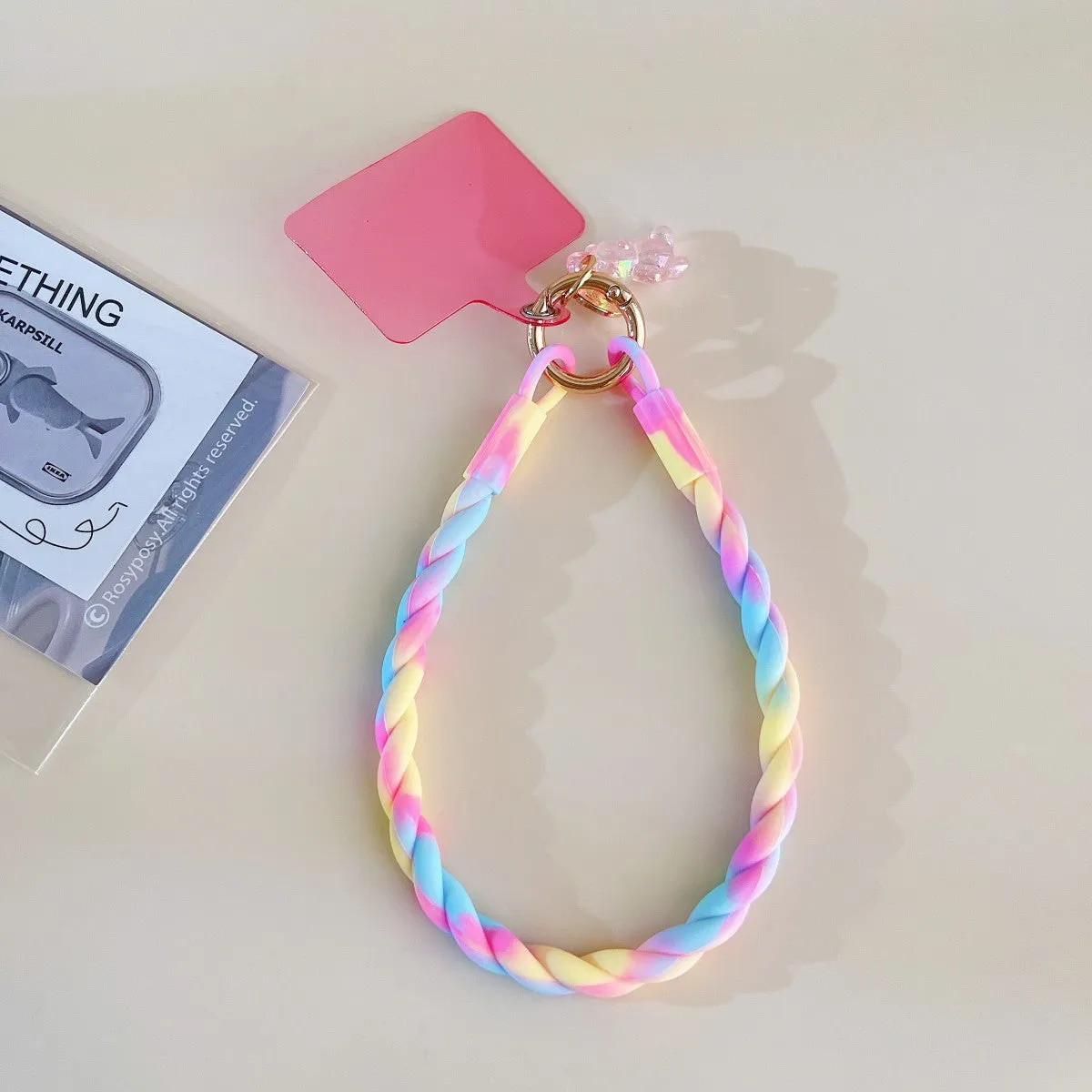 Luminous Bear Universal Silicone Phone Wrist Lanyard