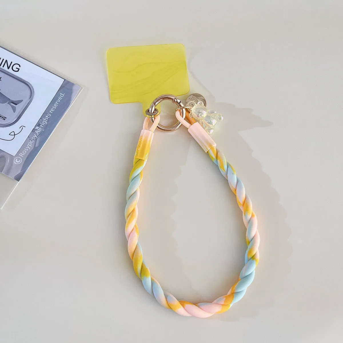 Luminous Bear Universal Silicone Phone Wrist Lanyard