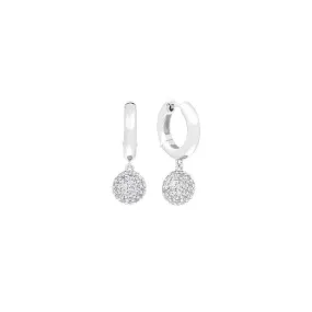 Lunetta White Earrings