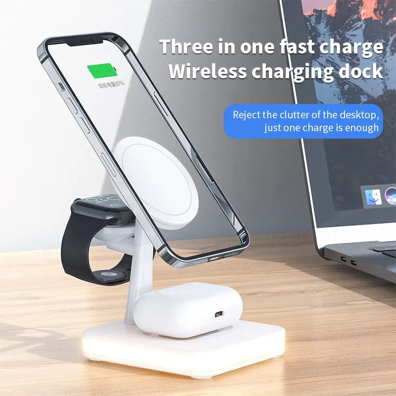 Magnetic Wireless Charger Dock Lamp