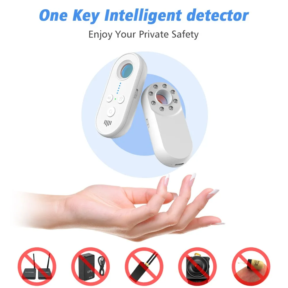 Mini Smart AI Signal Detector for 2G 3G 4G 5G Portable Finder & 1Mhz-6Ghz Wireless Frequency Scan