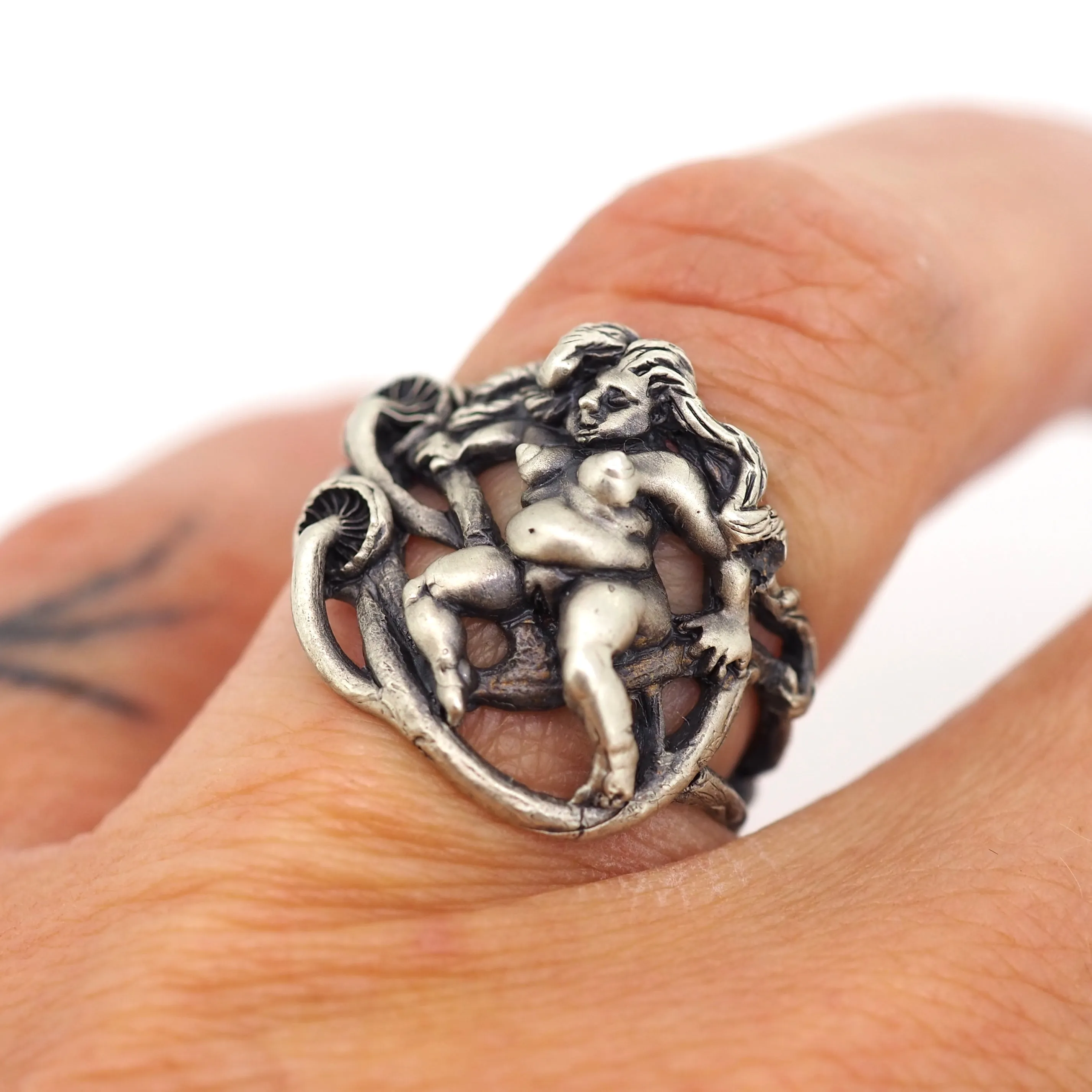 Mushroom nudie ring