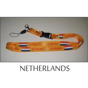 Netherlands Flags Lanyard