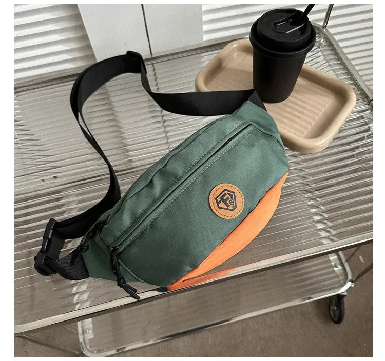 New Style Waist Bag, Fashionable And Casual Chest Bag, Multi-Functional Large-Capacity Cross-Body Bag, Cashier Running Sports Mobile Phone Bag