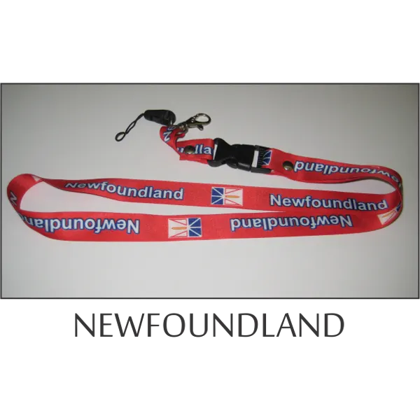 Newfoundland Flags Lanyard