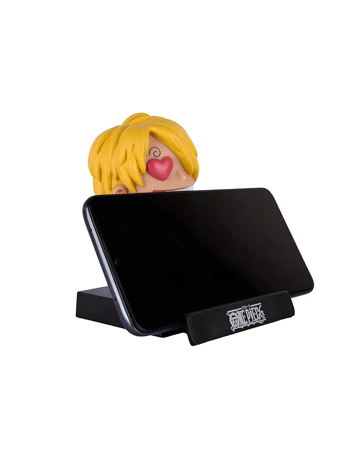 One Piece | Vinsmoke Sanji Bobblehead With Mobile Holder | Car Dashboard, Work Desk, Study Table | 13.5 Cm |