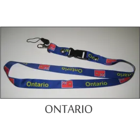 Ontario Flags Lanyard