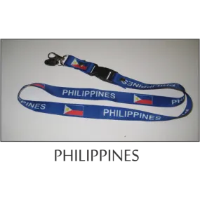 Philippines Flags Lanyard