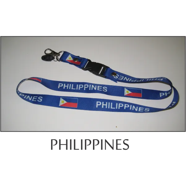 Philippines Flags Lanyard