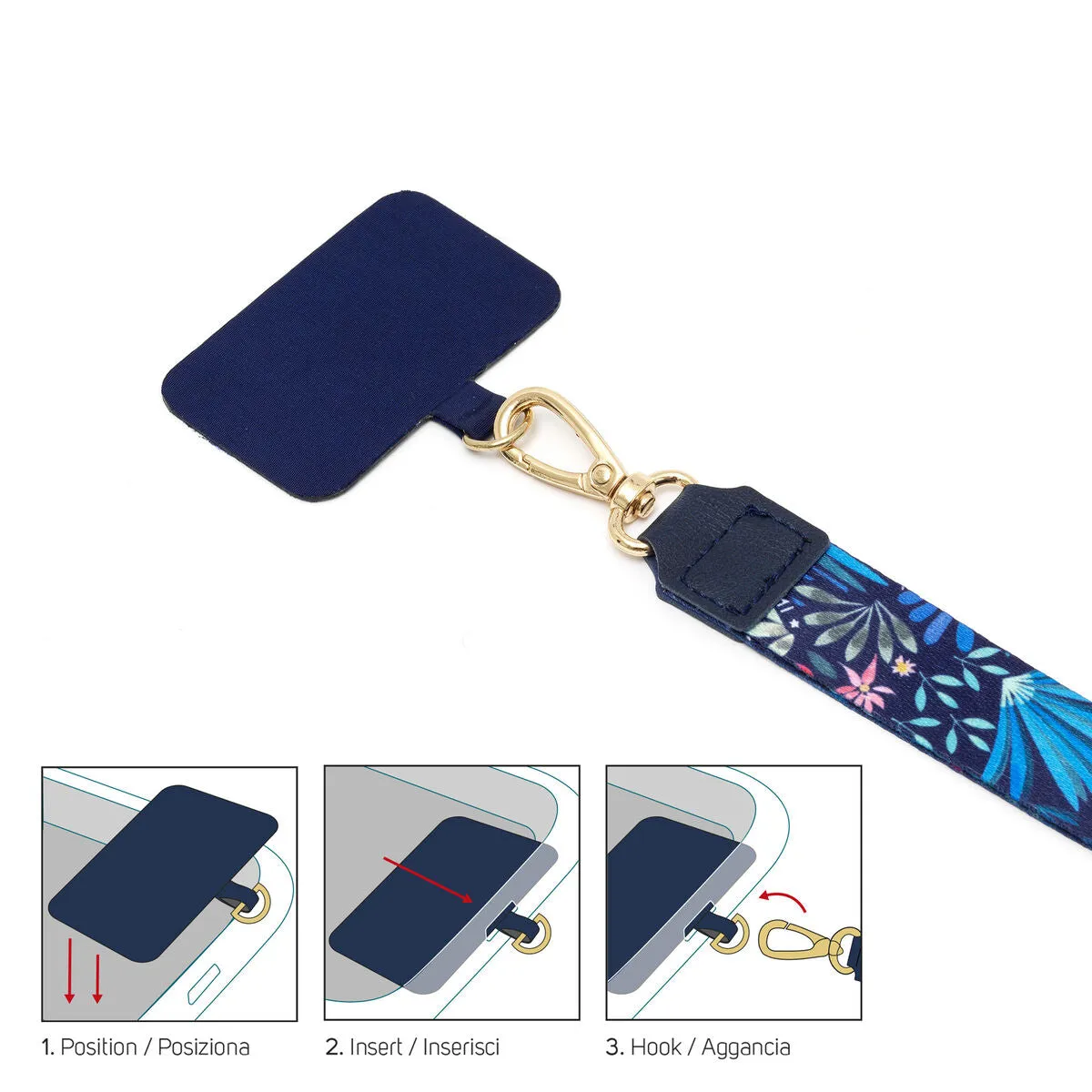 Phone Lanyard - Flora