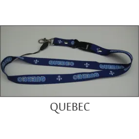 Quebec Flags Lanyard