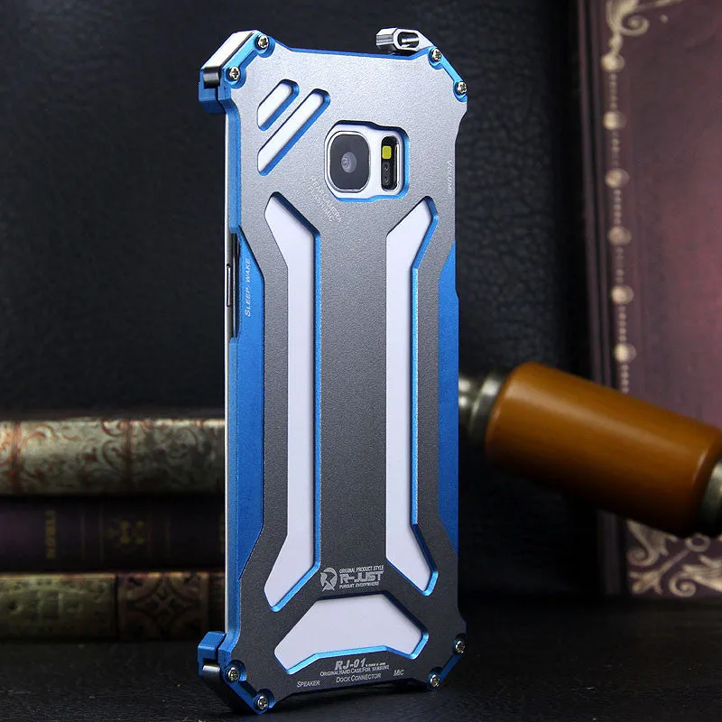 R-Just Gundam Aerospace Aluminum Contrast Color Shockproof Metal Shell Outdoor Protection Case