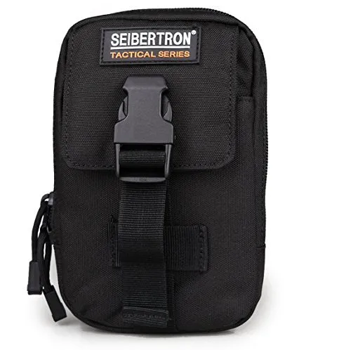 Seibertron Compact EDC Pouch Utility Gadget Wallet Fit 6.3" Phone Belt Bag