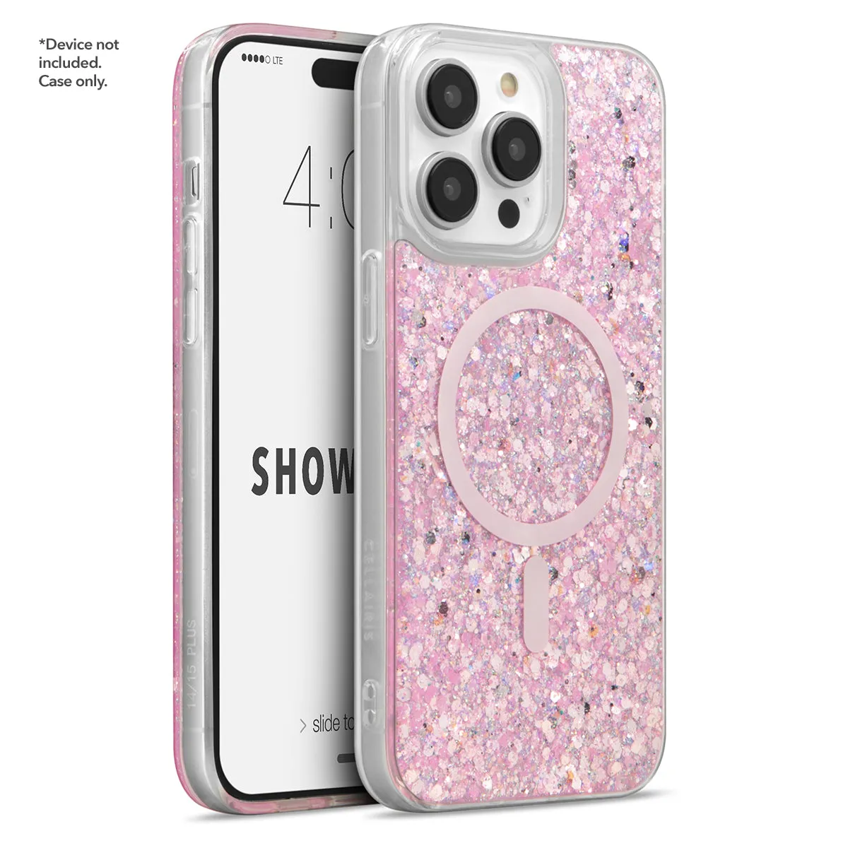 Showcase Glam - iPhone 15 Pro Max Baby Pink w/ MagSafe Case