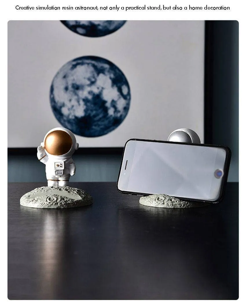 Simple Astronaut Mobile Phone Stand Holder