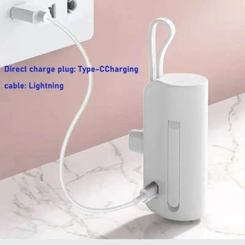 Small Portable Charger Mini Power Bank 10000mAh  Phone Plug Play Type-C for iPhone Samsung Huawei