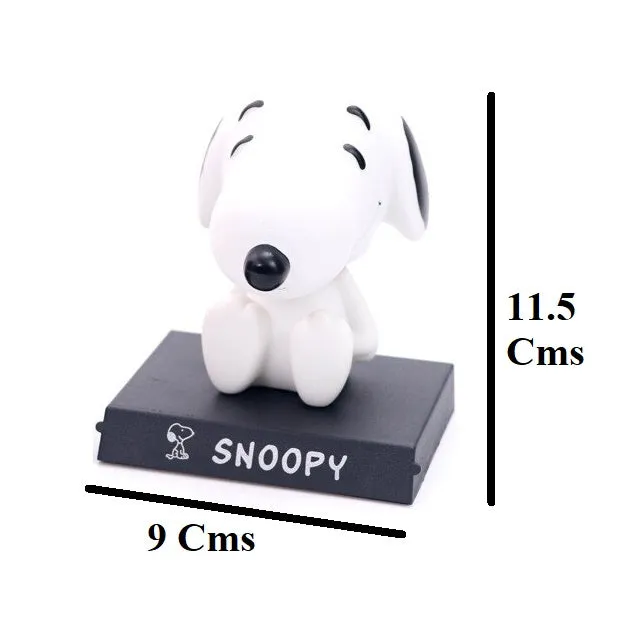 Snoopy Bobblehead | Mobile Holder For Cars, Desk & Study Table| 14.5 Cms |