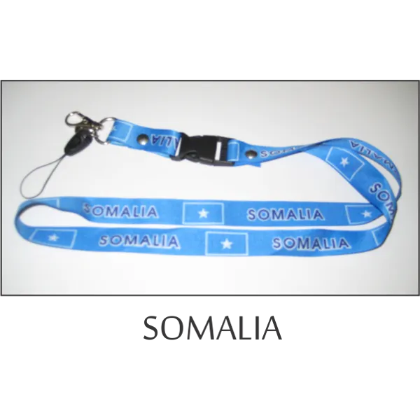 Somalia Flags Lanyard