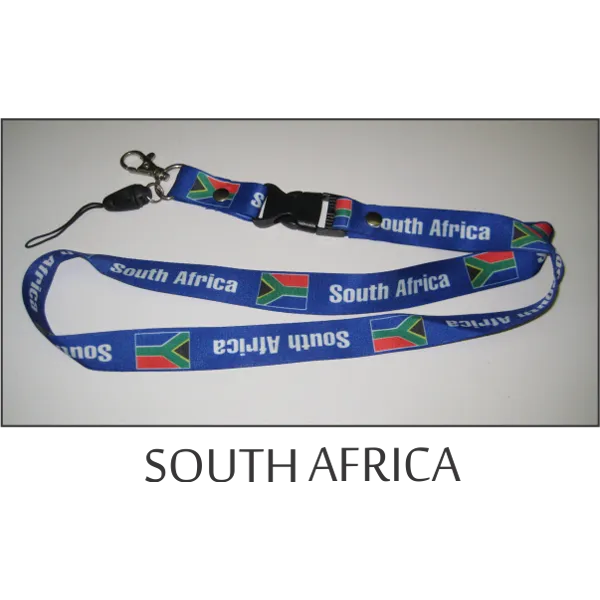 South Africa Flags Lanyard