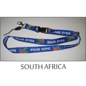 South Africa Flags Lanyard