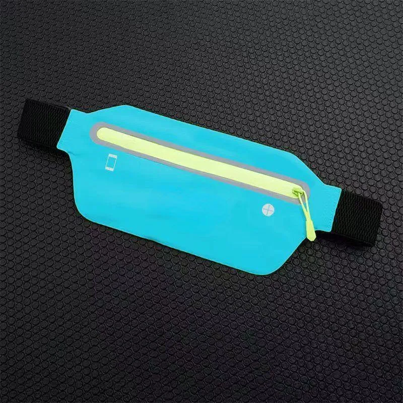 Sports waist bag, running mobile phone bag, men's and women's multi-functional outdoor equipment waterproof invisible ultra-thin mini belt bag