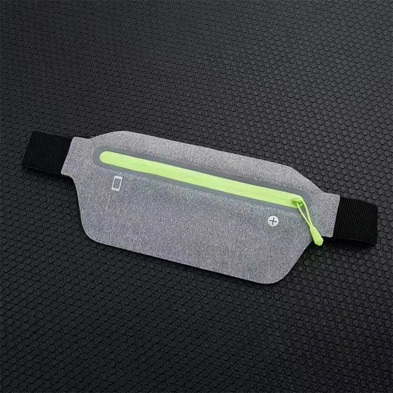 Sports waist bag, running mobile phone bag, men's and women's multi-functional outdoor equipment waterproof invisible ultra-thin mini belt bag