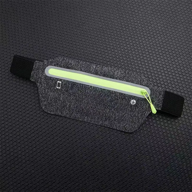 Sports waist bag, running mobile phone bag, men's and women's multi-functional outdoor equipment waterproof invisible ultra-thin mini belt bag