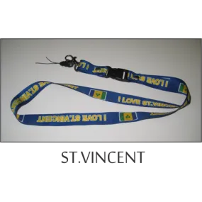 St Vincent Flags Lanyard