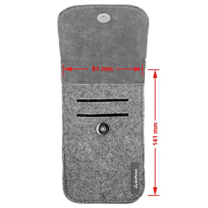 Stuffcool Felt Pouch for upto 5" Smartphones