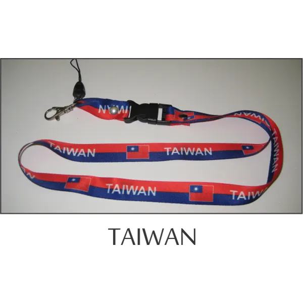 Taiwan Flags Lanyard