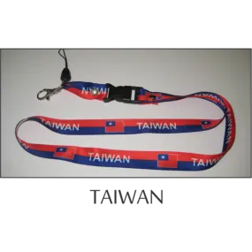 Taiwan Flags Lanyard