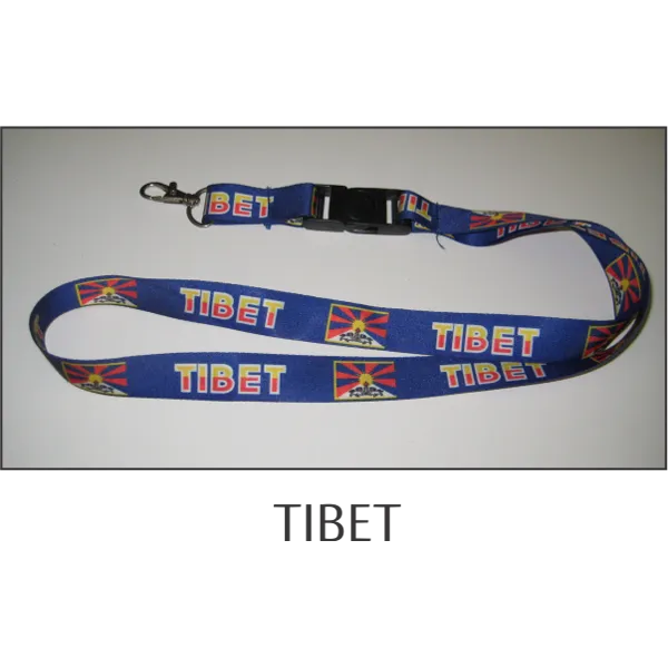 Tibet Flags Lanyard