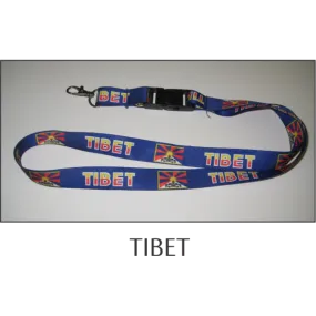 Tibet Flags Lanyard