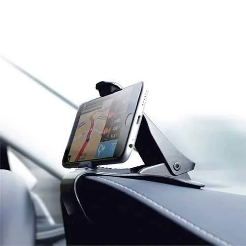 Universal Adjustable Clip Car Dashboard Holder Mount for iPhone Xiaomi Mobile Phone Under 6.5 Inches