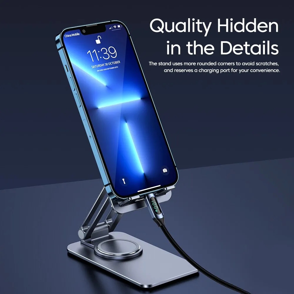 Universal Easy Fold Rotating Smartphone Holder