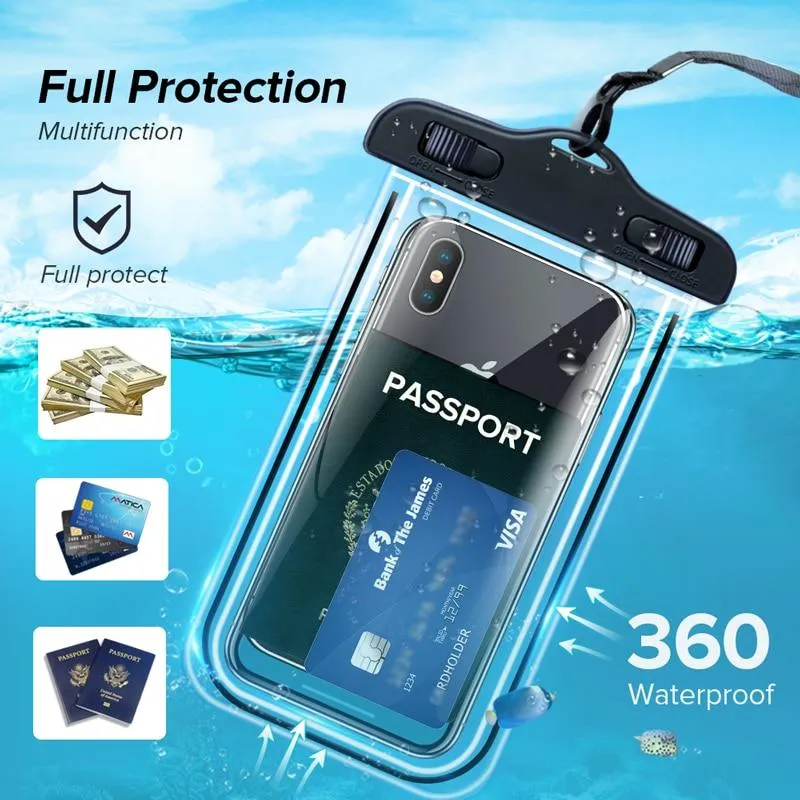 Universal Waterproof Phone Case Swimming Diving Pouch Bag