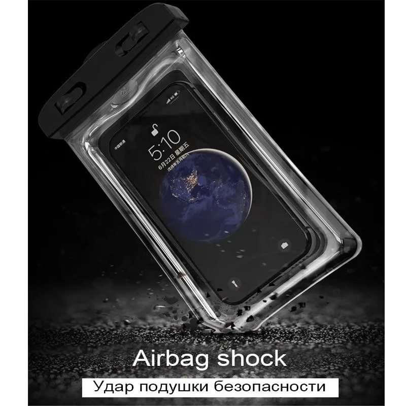 Universal Waterproof Phone Case Swimming Pouch Bag