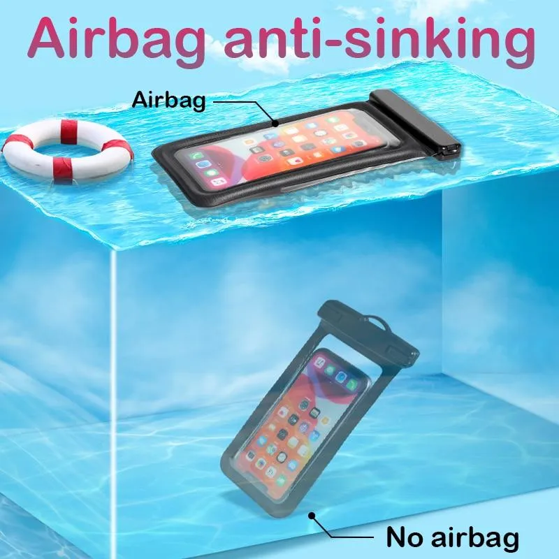 Universal Waterproof Phone Case Swimming Pouch Bag