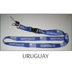 Uruguay Flags Lanyard