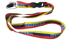 Venezuela Flags Lanyard