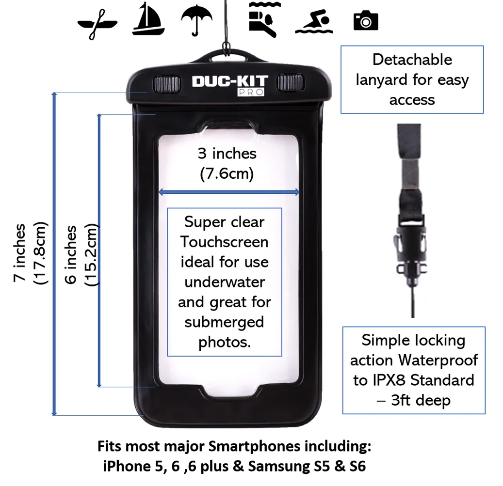 Waterproof Smart Phone case