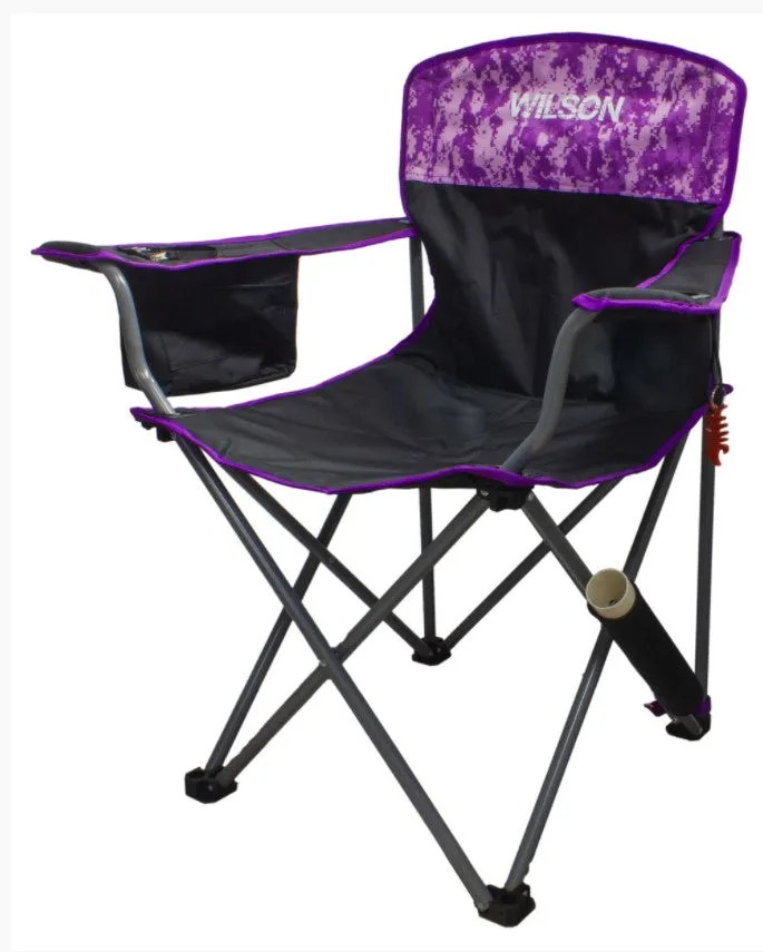 Wilson Fishing Chair Camo Purple